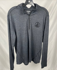 NEW (1 of 1) Blk MID Heather Grey OG 1/4 Zip - LARGE