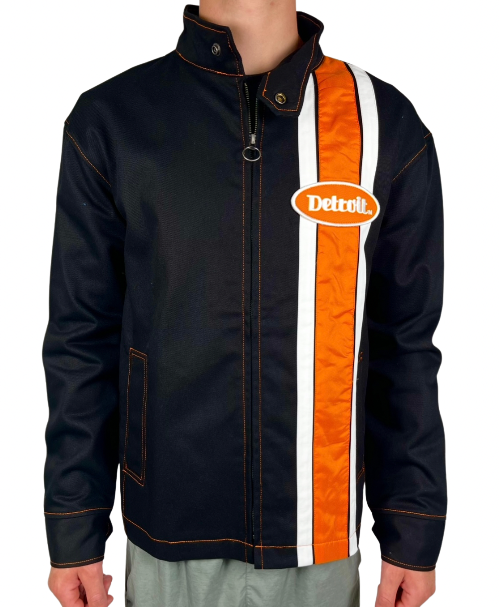 Men's Black Detroit Denim Jackets