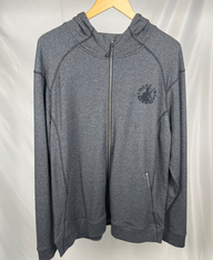 (1 of 1) MID Heather Grey Performance Zip Up - XL