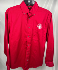 (1 of 1) MID Red Button Up - SMALL
