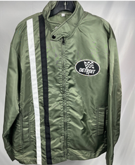 (1 of 1) Unisex Vintage Detroit Greenish Racing Jacket - MEDIUM