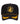 MID Black w/ Gold Leaves Foam Trucker