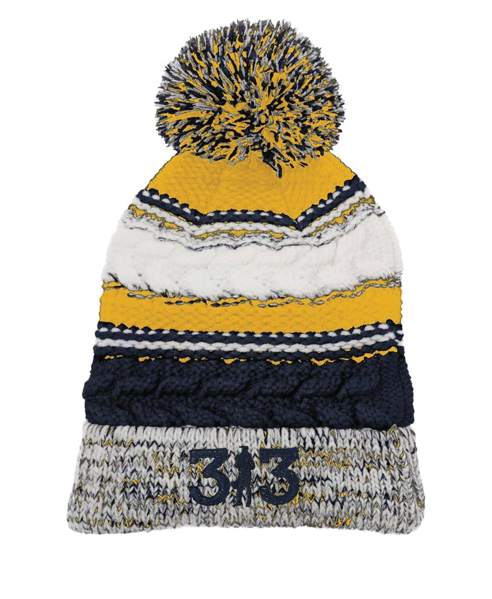 Detroit Pom Beanies