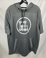 (1 of 1) New Era Shifter Grey Short Sleeve Hoodie - LARGE