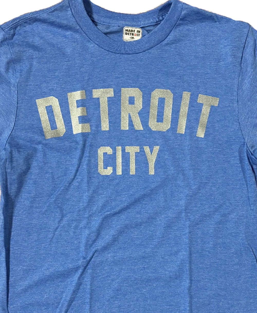 top gear detroit Detroit City Heather Royal Shirt – Made In Detroit