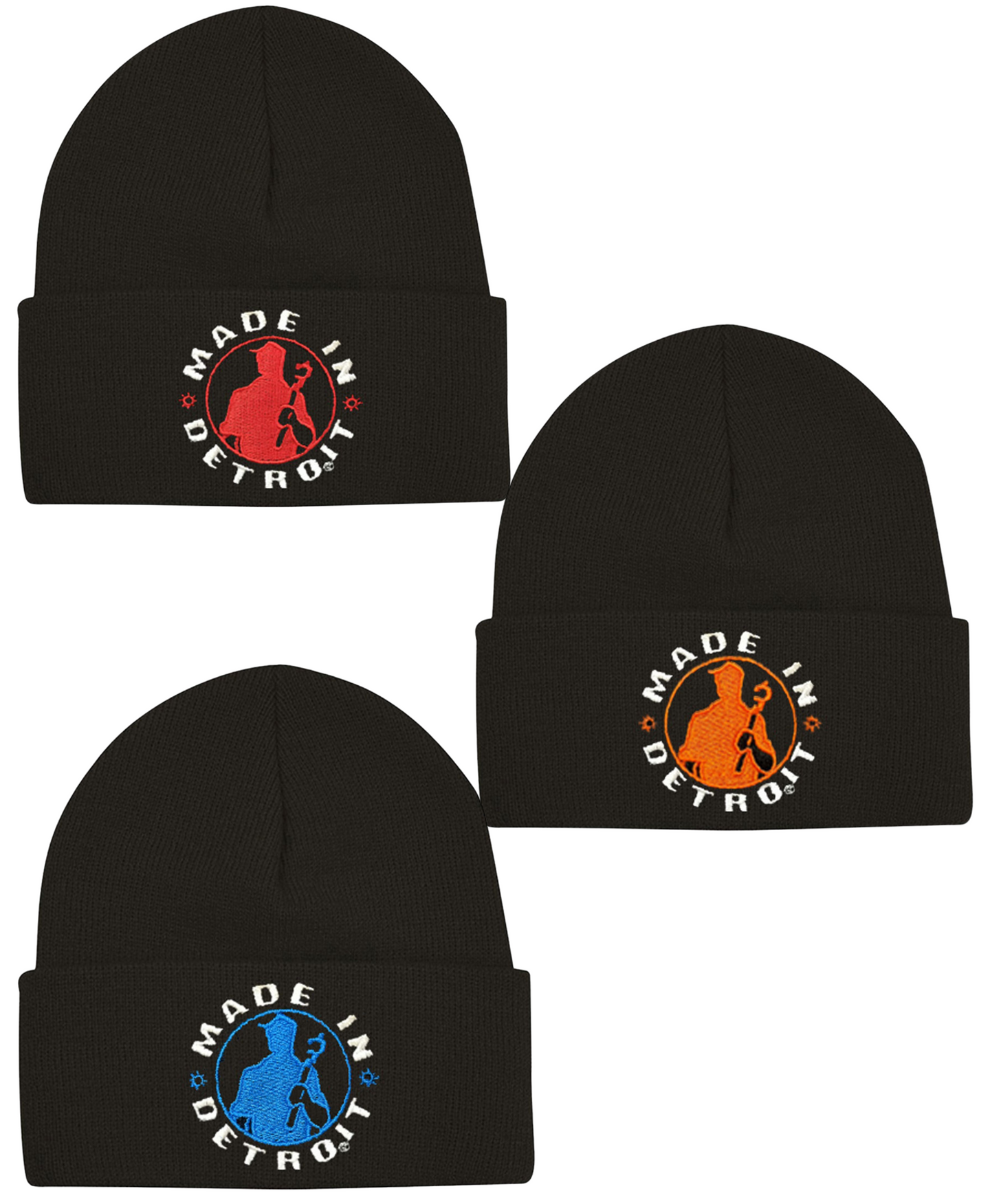 MID Black Cuff Beanie
