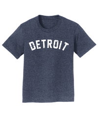 Youth Detroit Arch Heather Navy Shirt