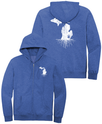 Michigan Roots Fleece Zip Ups