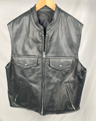 (1 of 1) Vintage Leather Vest (USA Made) - LARGE