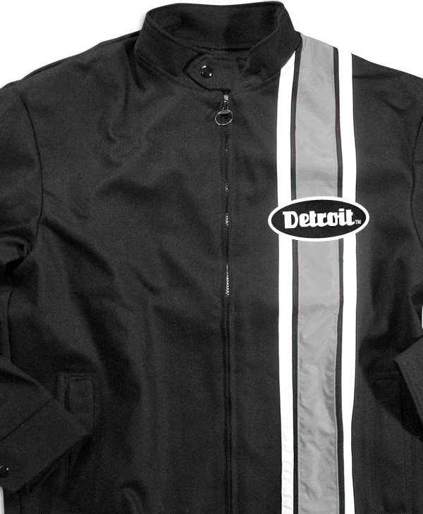 Men's Black Detroit Denim Jackets
