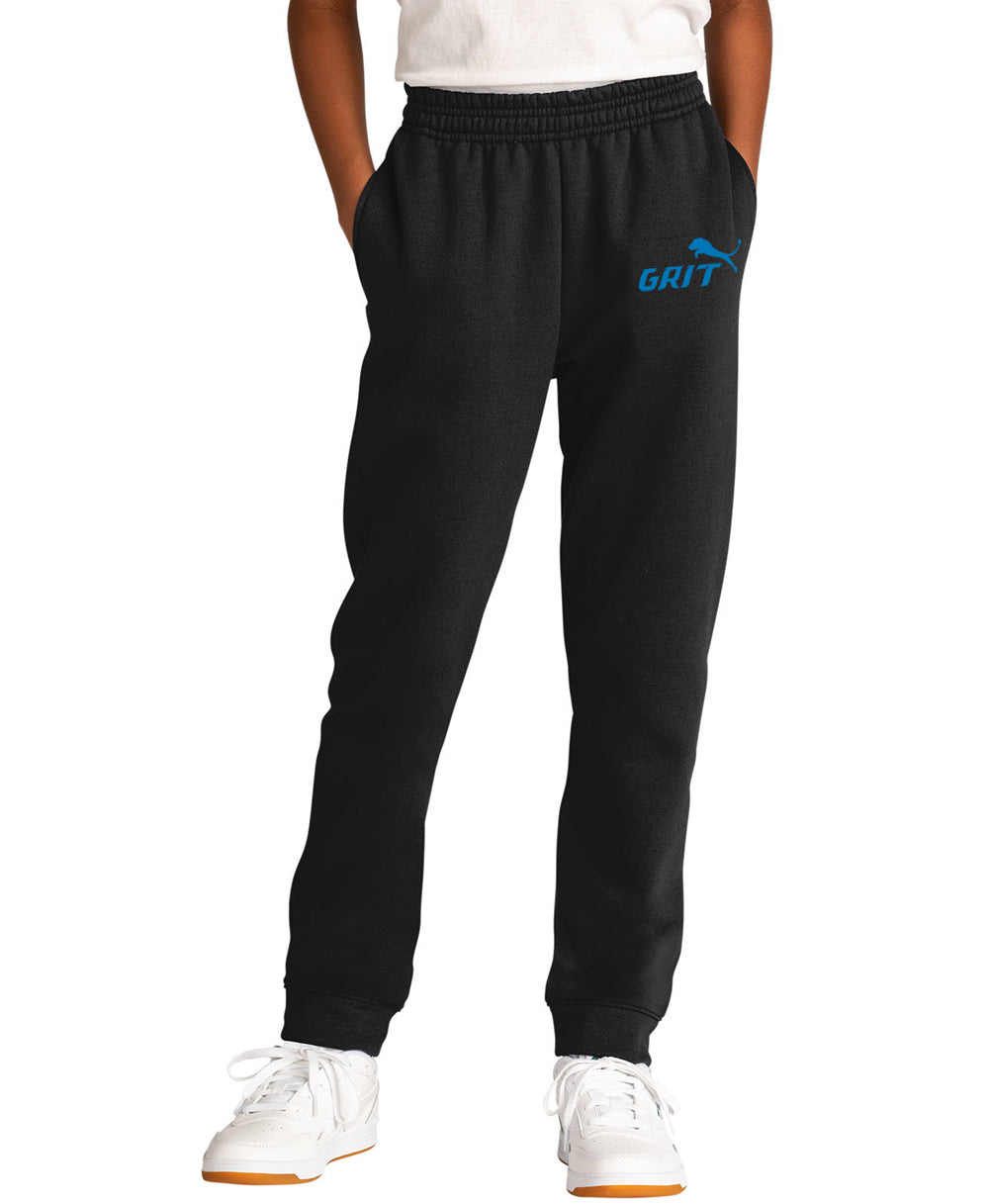 Youth Grit Black Sweatpants