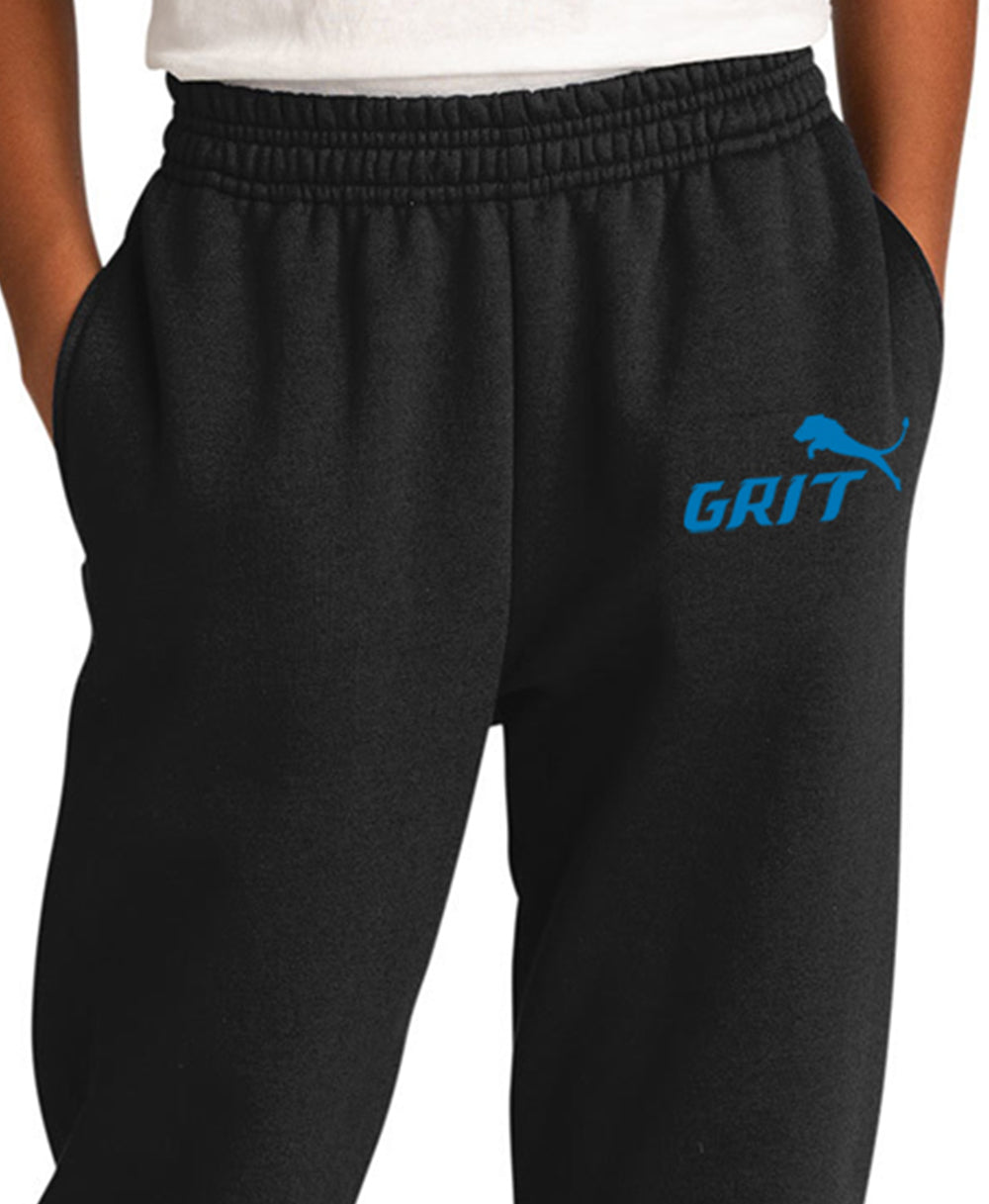 Youth Grit Black Sweatpants