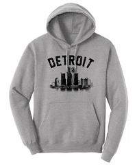 Detroit Arch Skyline Hoodies