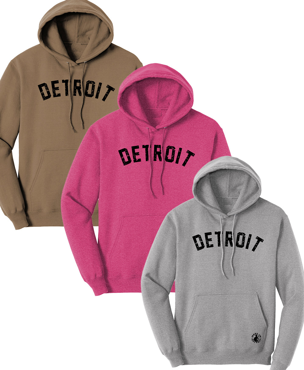 Unisex Detroit Arch Hoodies