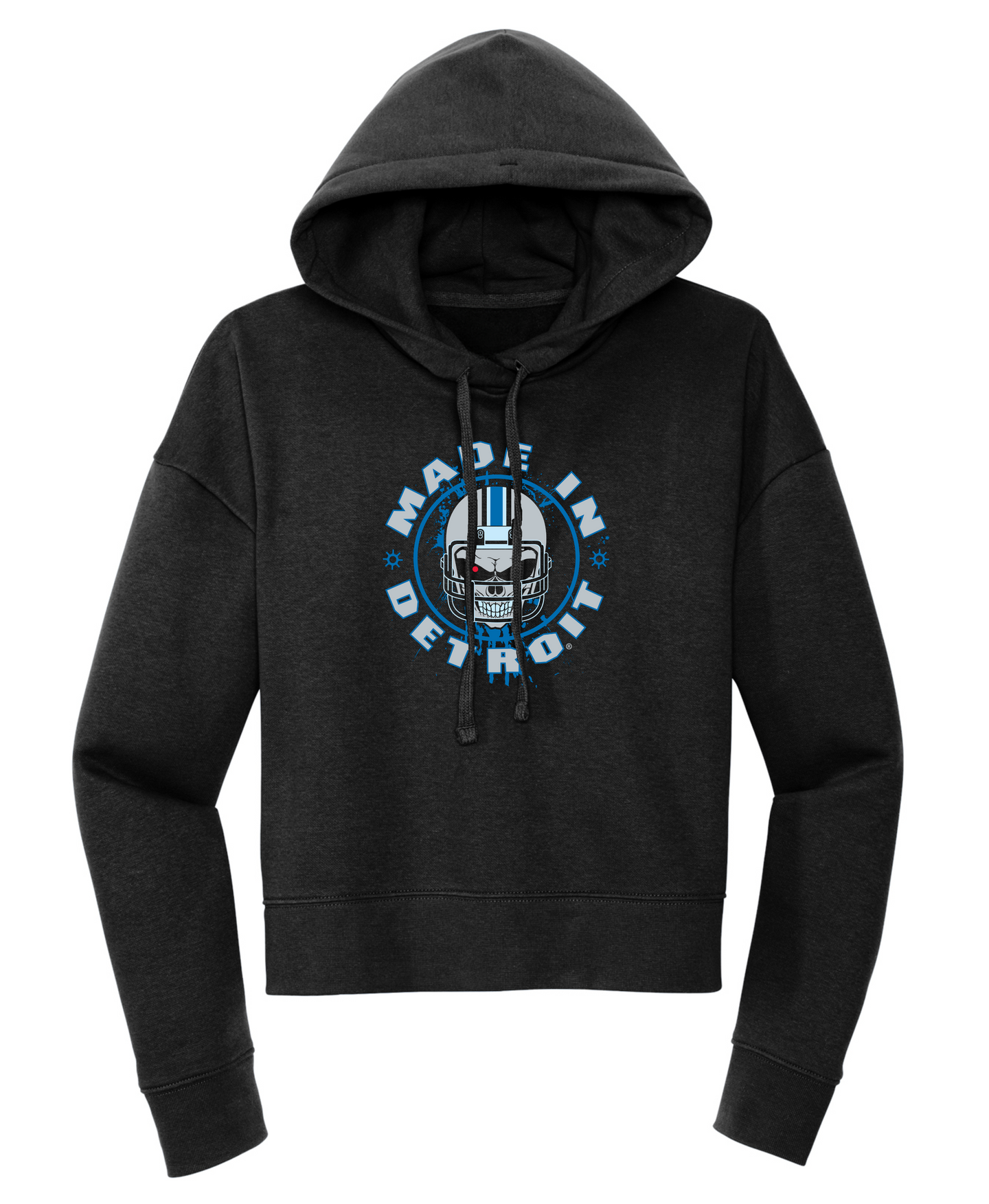 Ladies Crop Grit/MID Helmet Skull Sweatsuit