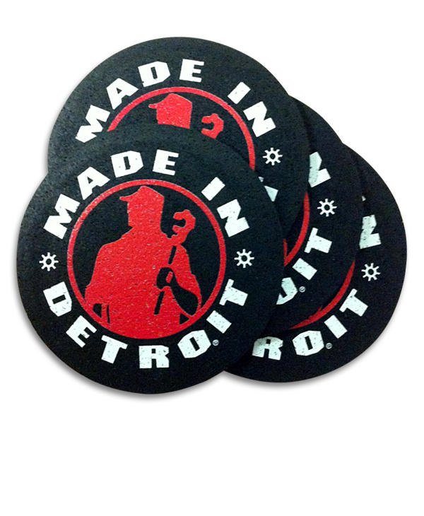 Recycled Tire Coaster Sets