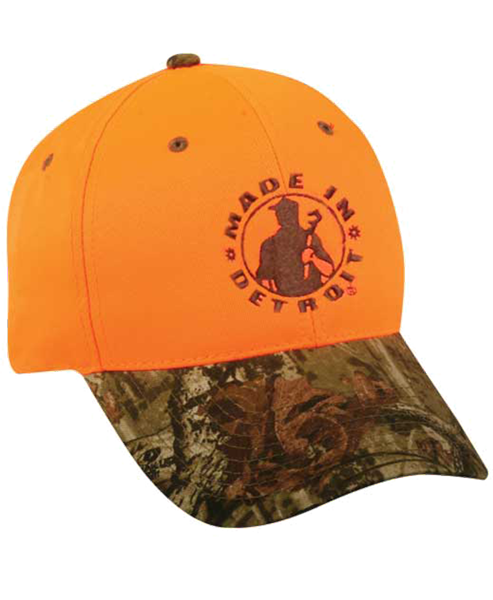 MID Orange Mossy Oak Hat
