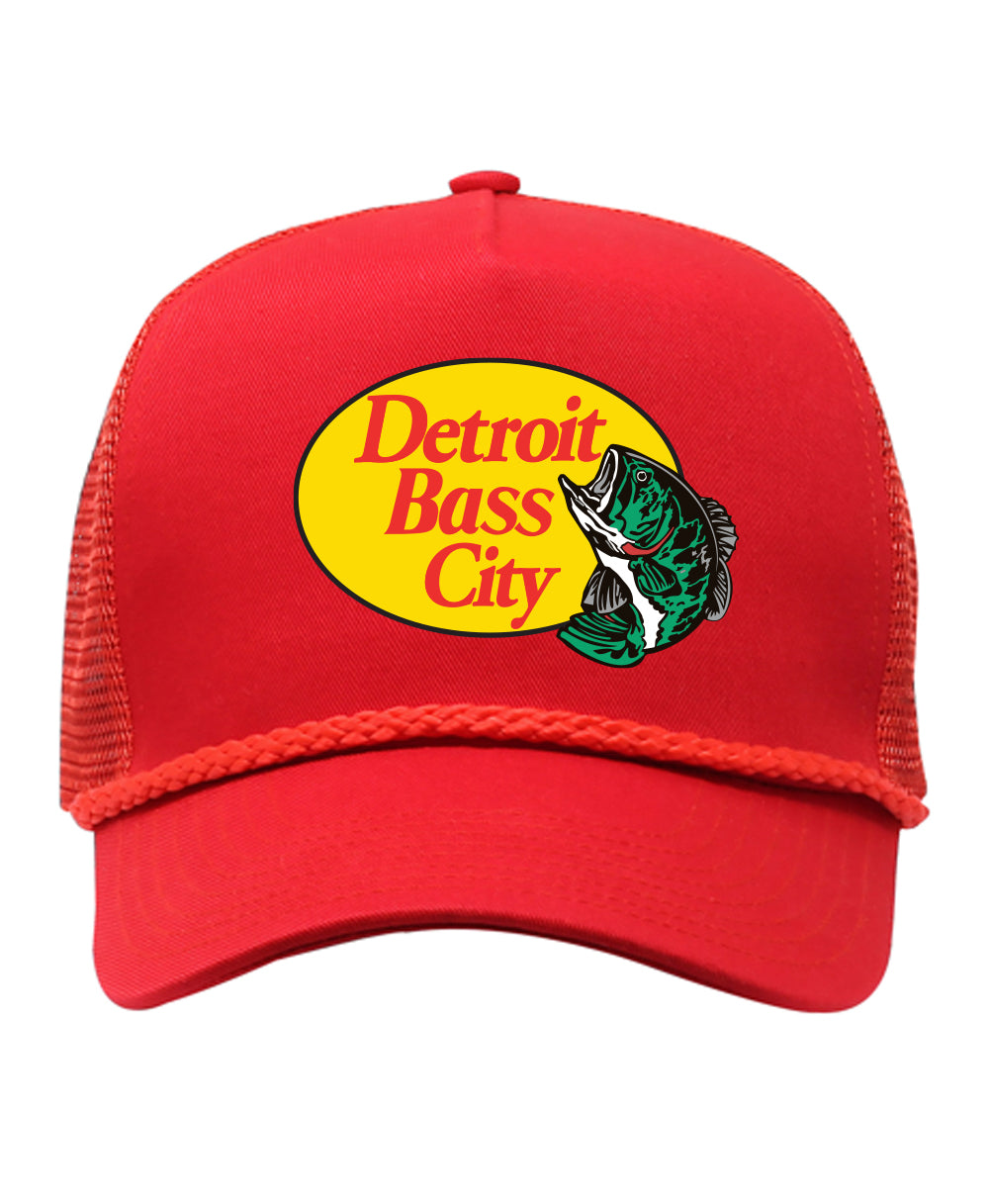Detroit Bass City Golf Hat - Red / Detroit Bass City