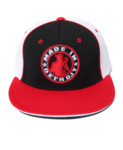 MID Fitted Hat Detroit on Back