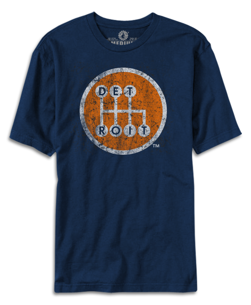 detroit shifter shirt made in detroit muscle car shirt