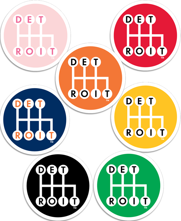 Shifter 4" Stickers - Various Colors