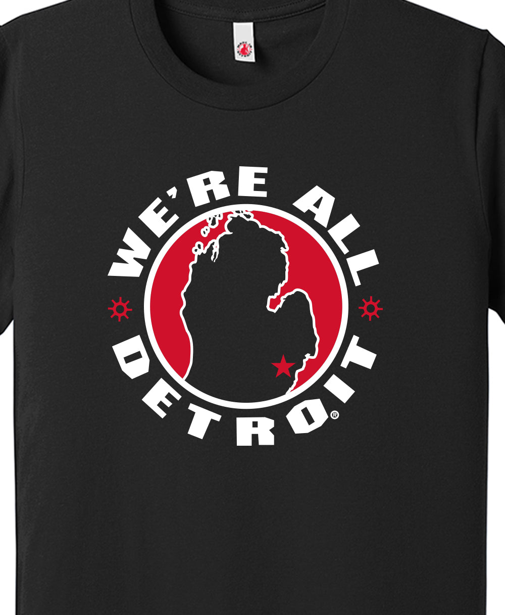 We're All Detroit Men's Black