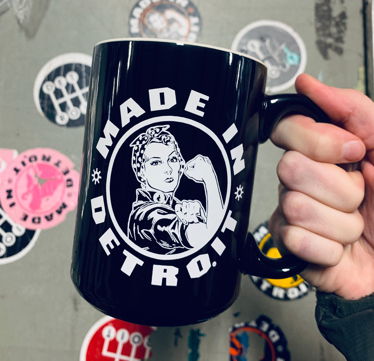 Rosie the Riveter/Motor City Girl Mug