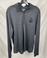 NEW (1 of 1) Blk MID Heather Grey OG 1/4 Zip - LARGE