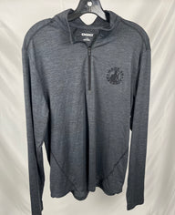 NEW (1 of 1) Blk MID Heather Grey OG 1/4 Zip - LARGE