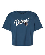 Rosie Detroit Script Crop Top