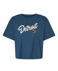 Rosie Detroit Script Crop Top