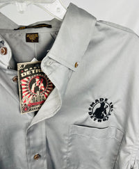 (1 of 1) MID Grey Button Up - LARGE