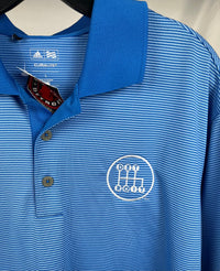 (1 of 1) Shifter Blue Striped Polo - LARGE