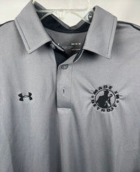 NEW (1 of 1) Blk MID Grey Polo - MEDIUM