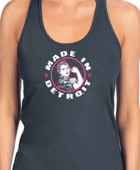 Ladies Indigo Racerback Tanks