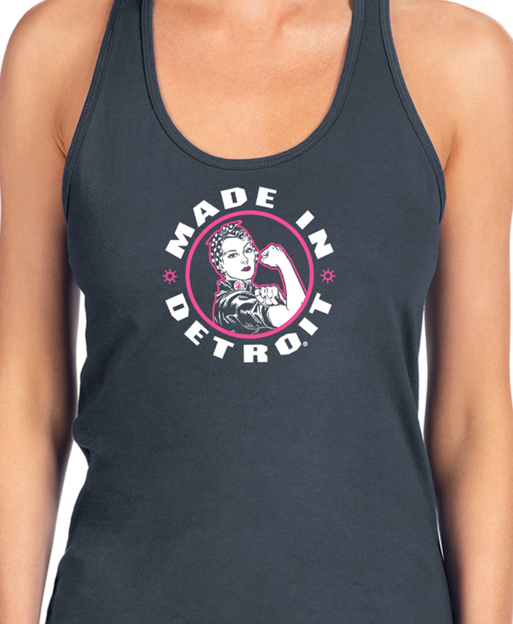 Ladies Indigo Racerback Tanks