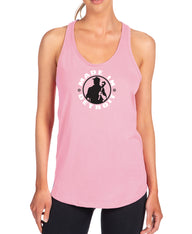 Ladies MID Lilac Racerback Tank