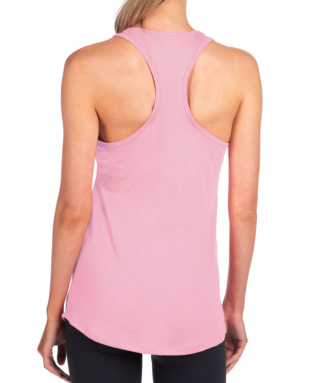 Ladies MID Lilac Racerback Tank