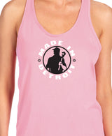 Ladies MID Lilac Racerback Tank