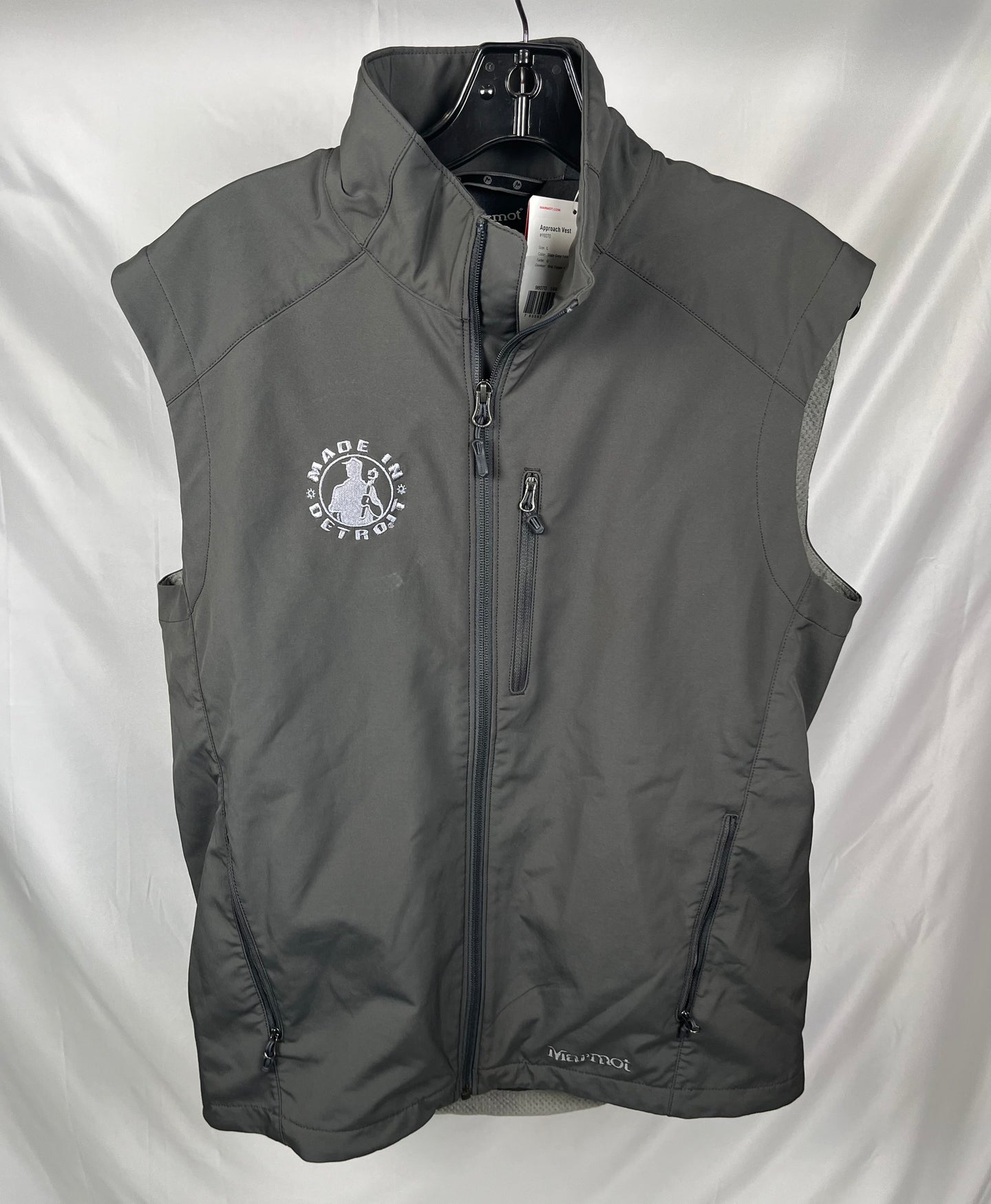 NEW (1 of 1) Silver MID Slate Grey Vest - LARGE