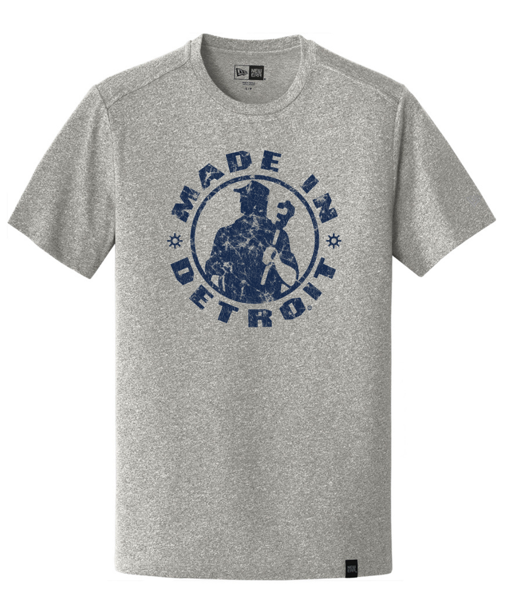 New Era MID Navy Distressed Shirts