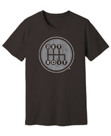 Shifter Distressed Brown Shirt