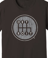 Shifter Distressed Brown Shirt