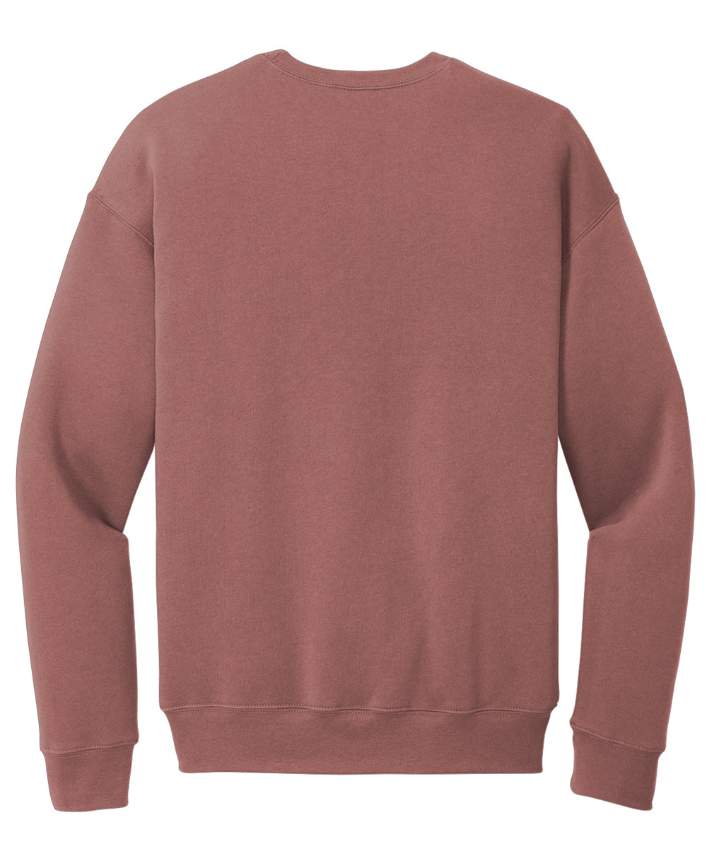 Unisex Detroit Tail Script Mauve Crewneck