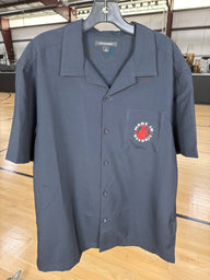 NEW (1 of 1) MID Black Button Up Short Sleeve - LARGE