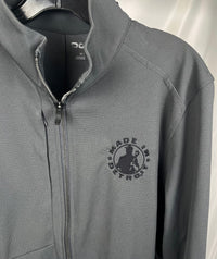 NEW (1 of 1) Blk MID Grey OG Zip Up - MEDIUM
