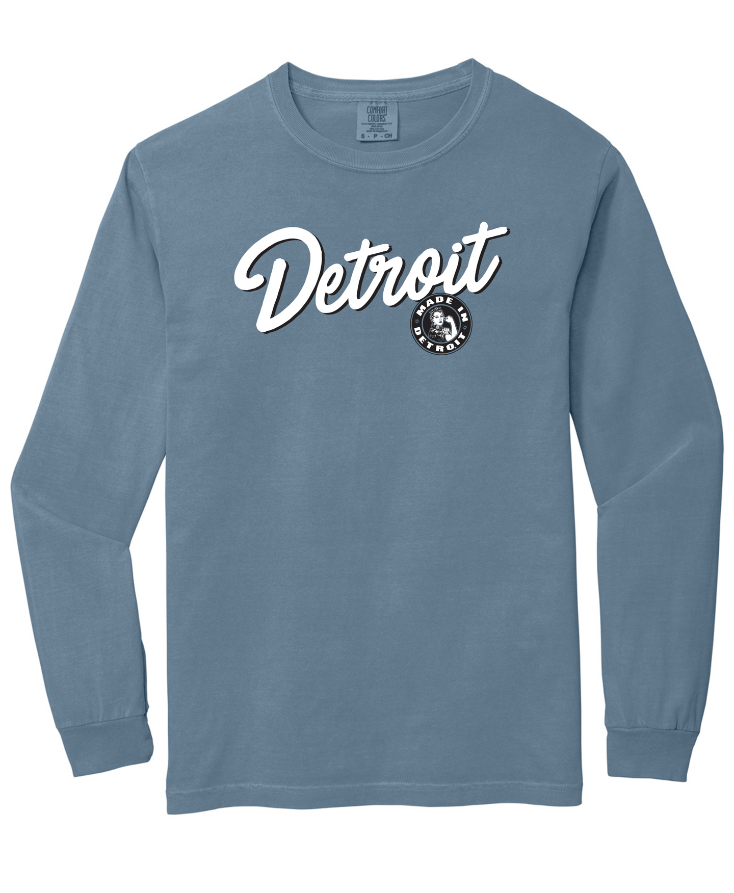 Detroit Rosie Script Heavyweight Long Sleeve