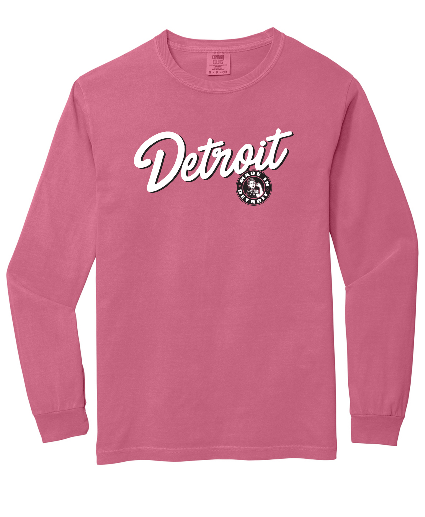 Detroit Rosie Script Heavyweight Long Sleeve