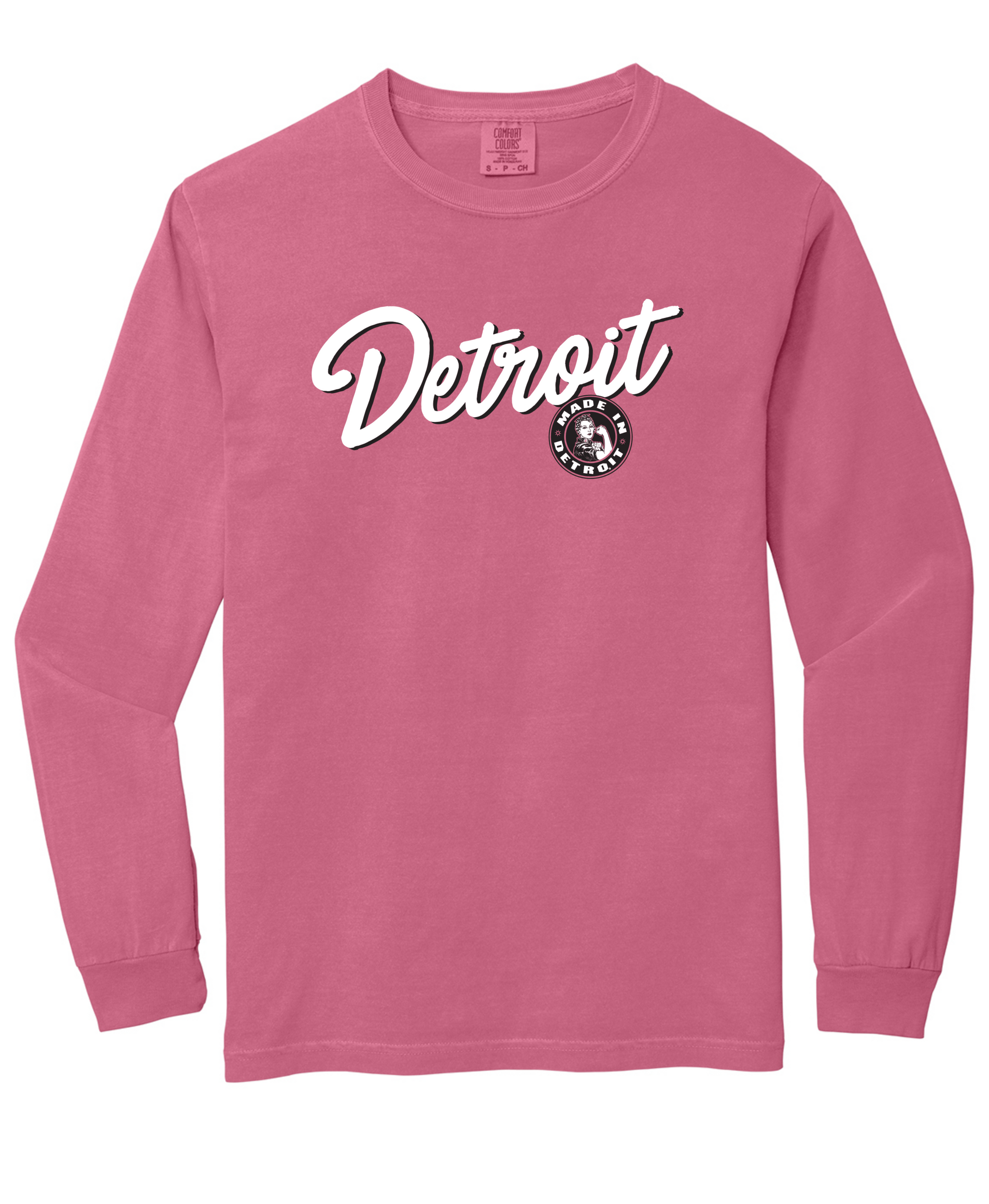 Detroit Rosie Script Heavyweight Long Sleeve