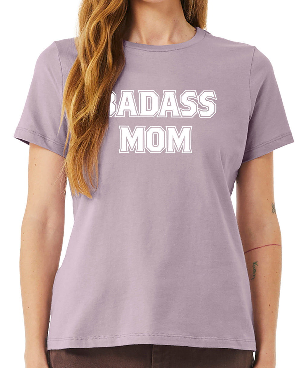 Badass Mom Light Violet Shirt